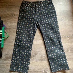 Vintage MCM Legere Denim Monogram Pants Size 32